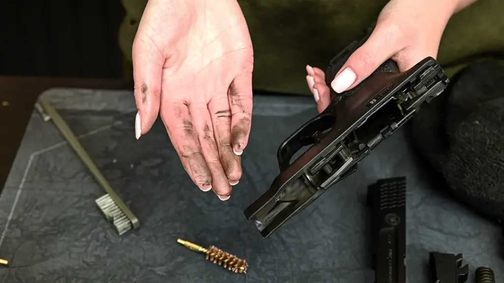 The author was nervous about cleaning the frame until she found out that she will not hurt it.