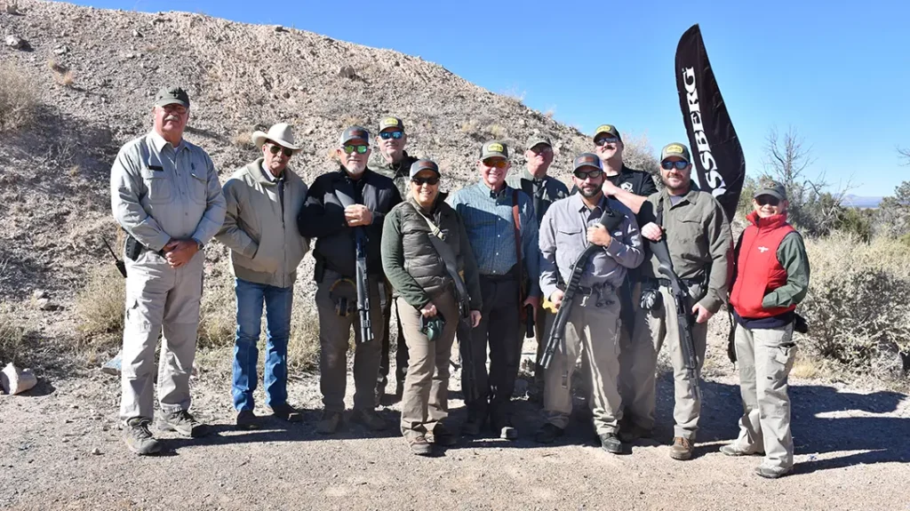 There were many attendees to the three-day Gunsite Team Tactics Defensive Shotgun course.