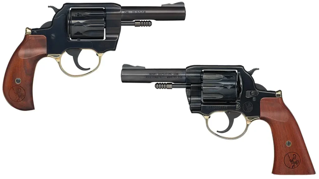 The Henry Golden Boy rimfire revolver.