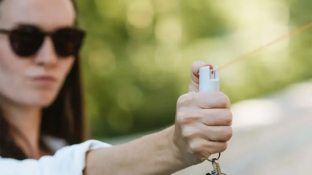 Pepper spray and mace are effective for stopping an attacker.