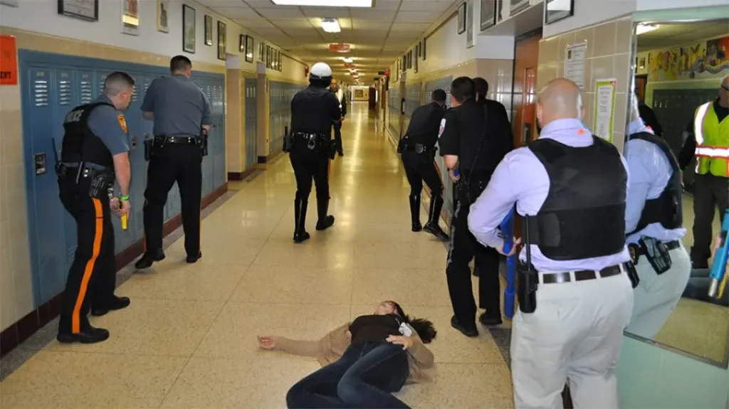 If you can run away from an active shooter event rather than staying and playing dead, you’re better off running.