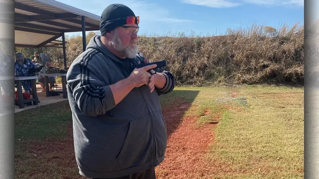 Spencer Keepers estimates it's about .25 seconds faster—not an inconsiderable amount of time in a gunfight.