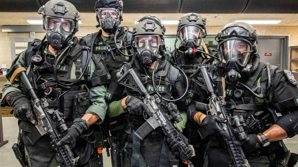 Local agency SWAT team