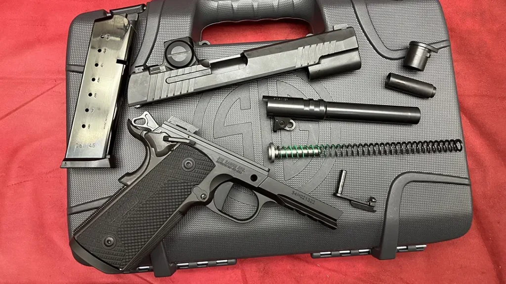 You can field strip the 1911-XFULL without having to resort to using a 1911 bushing wrench.