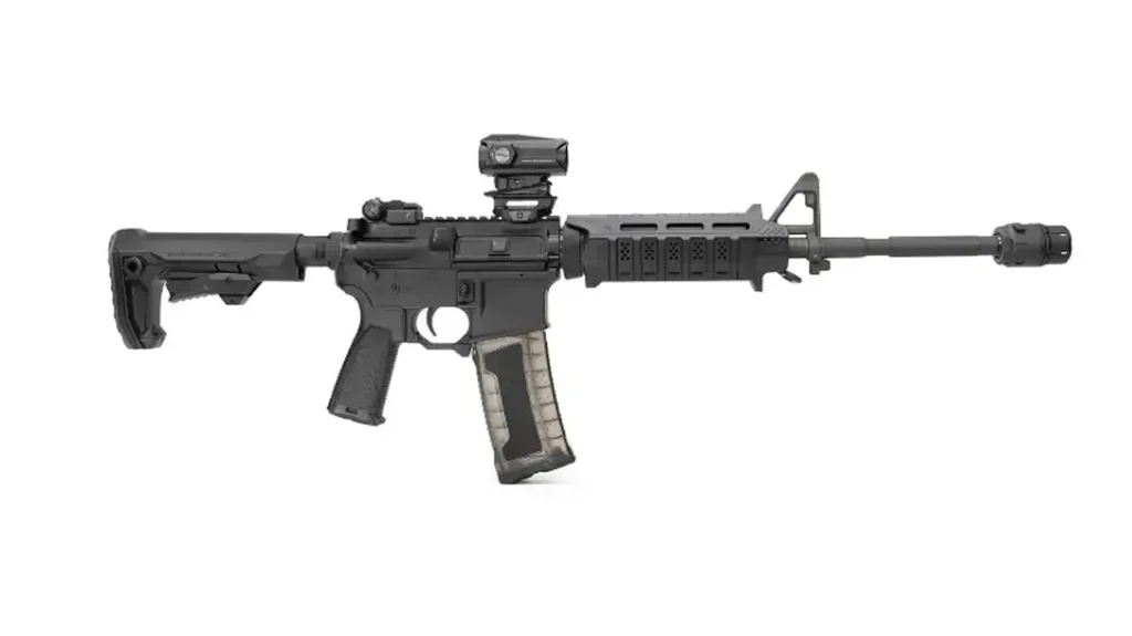 The Strike A2 Blast Shield easily mounts on your A2.