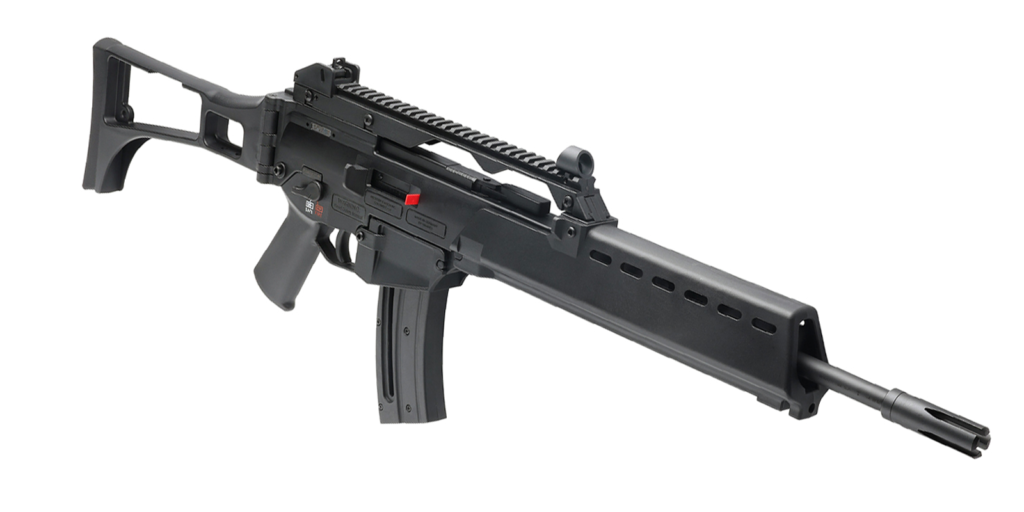 The rifle is almost identical to the 5.56 version