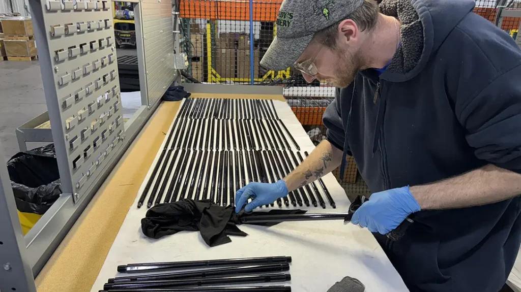 The Ladysmith facility makes barrels.