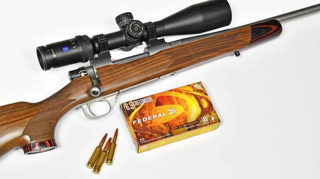 Testing the Howa Super Deluxe Walnut with Federal ammo. 