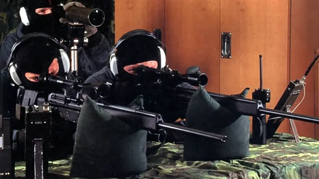 The rifle was put into service in 1972