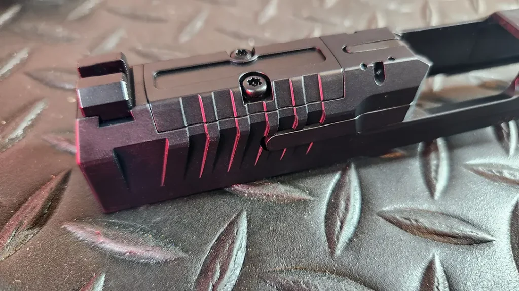 The slide is optics ready.