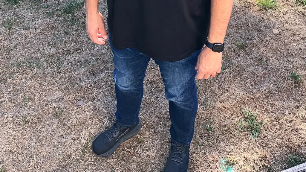 I repurpose jeans into concealed carry pants by making some slight alterations to them that require no more skill than the ability to pass a needle and thread through fabric.