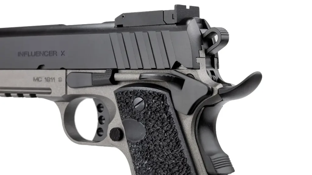 Girsan made an incredibly clever design choice with the rear sight system on the Influencer X.