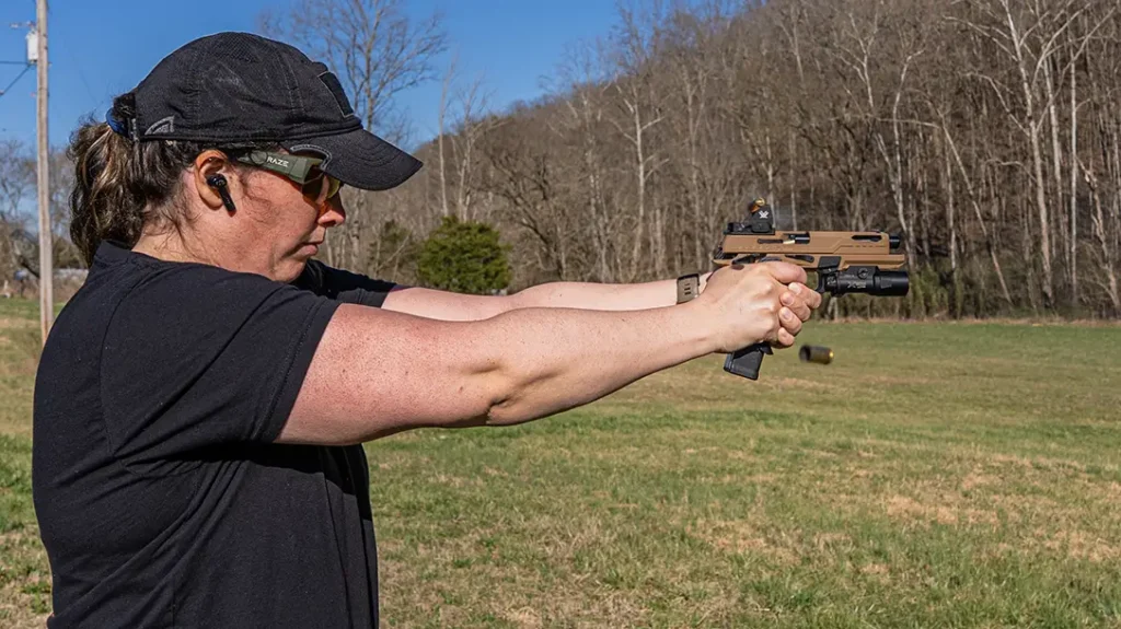 The author was curious to see how the original OA Defense 2311 shot compared to the Pro Elite model.