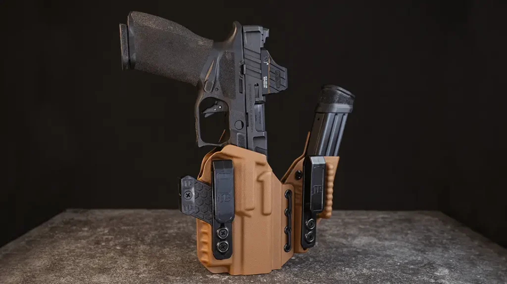 The author’s personal favorite holster is the AXIS Elite from Tier1 Concealed.