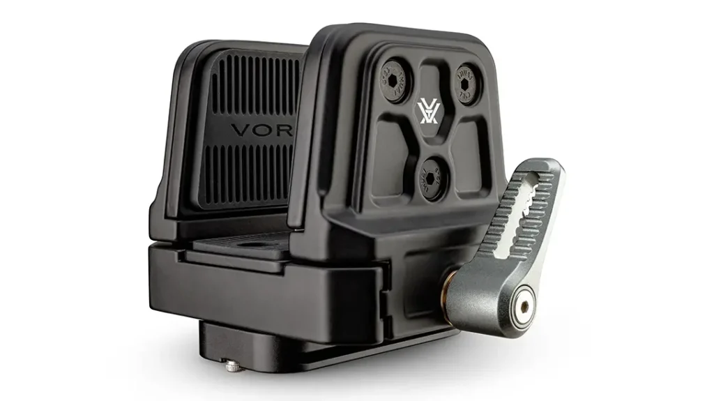 The Acra-Swiss-pattern Vortex Clamp Mount. 