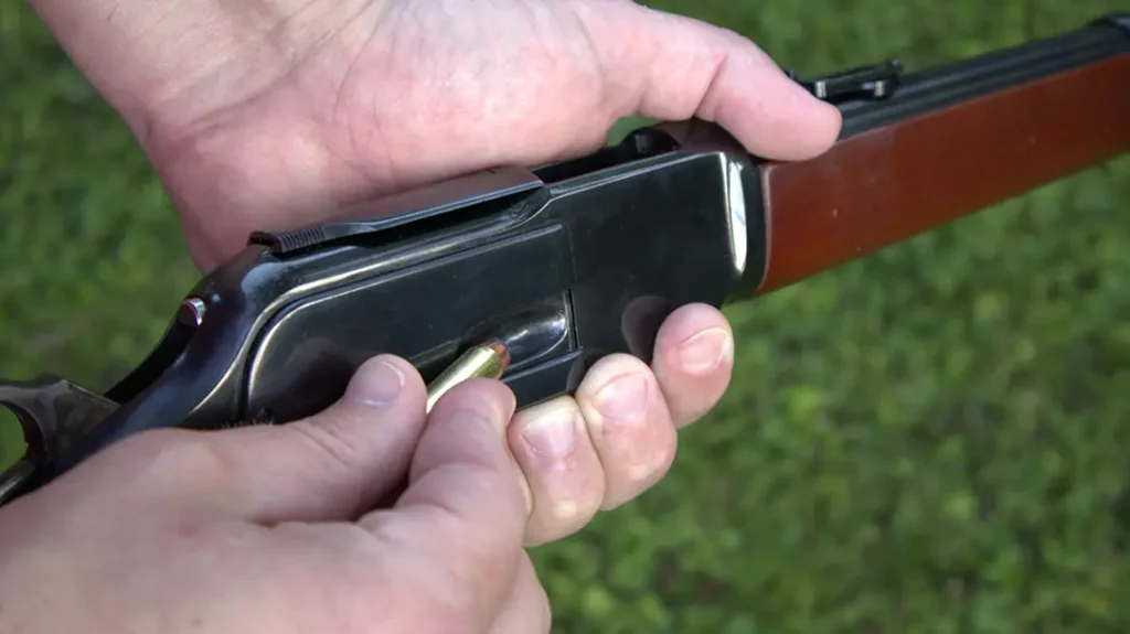 Loading the Cimarron US Marshal Indian Territory Carbine