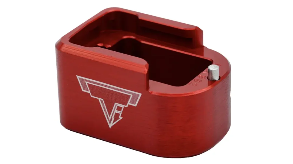 Pistol magazine extension from Taran Tactical.