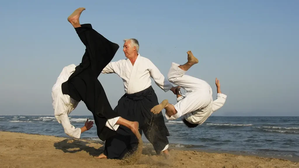 Multiple attack situations are regularly taught in Aikido classes.