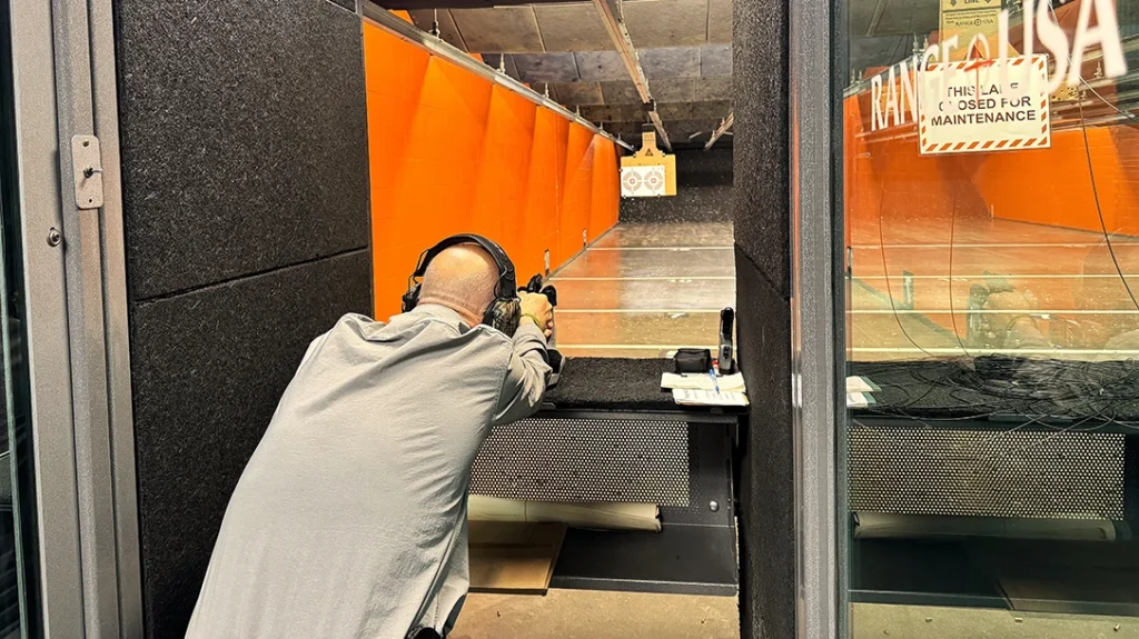 Given the Charter Arms Pathfinder Off-Duty is DAO with a short sighting radius, the author decided to do my accuracy potential evaluation at 25 feet.