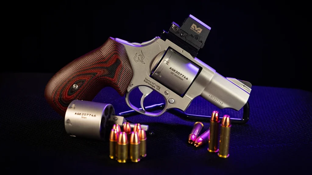 Convertible revolvers let you run .357 Magnum or .38 Special one day, and swap the cylinder to run 9mm the next.