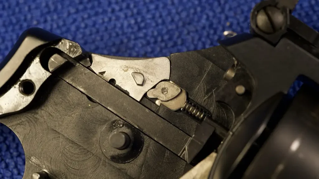 The idea behind the Smith & Wesson built-in revolver lock system seems practical on paper.