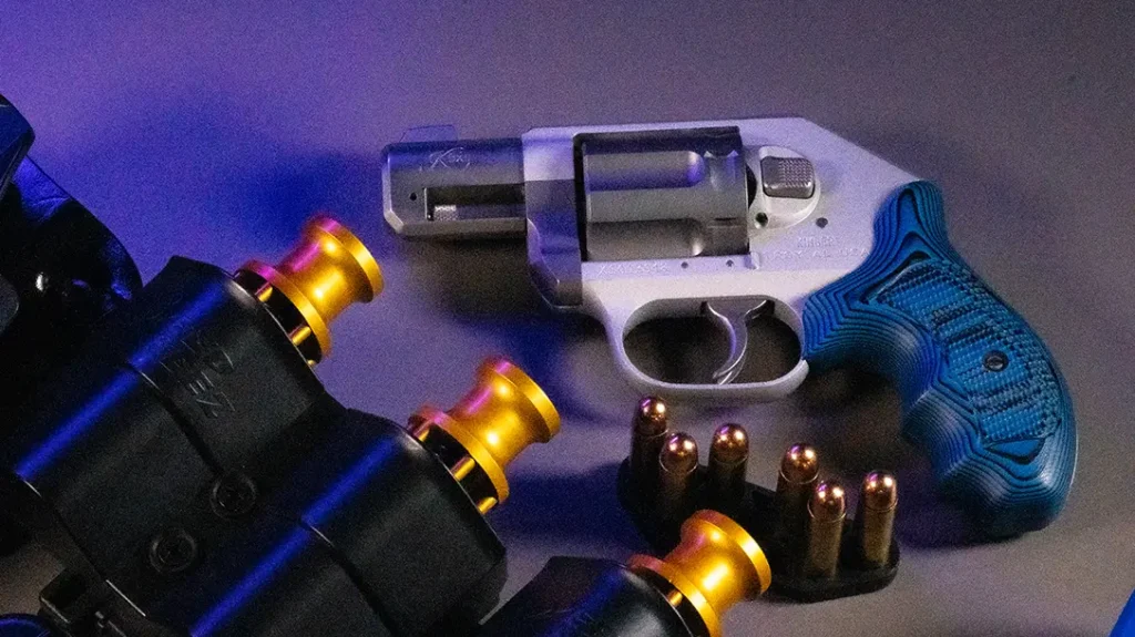 The author’s BUG was the Kimber K6XS—six shots of +P in an aluminum frame small enough for ankle carry.