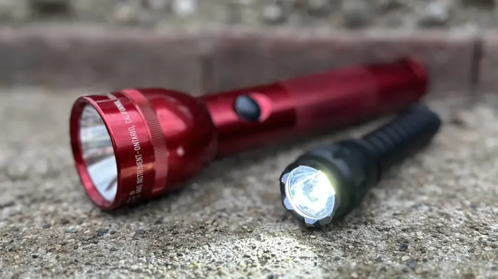 The two most common types of flashlights are standard and tactical.