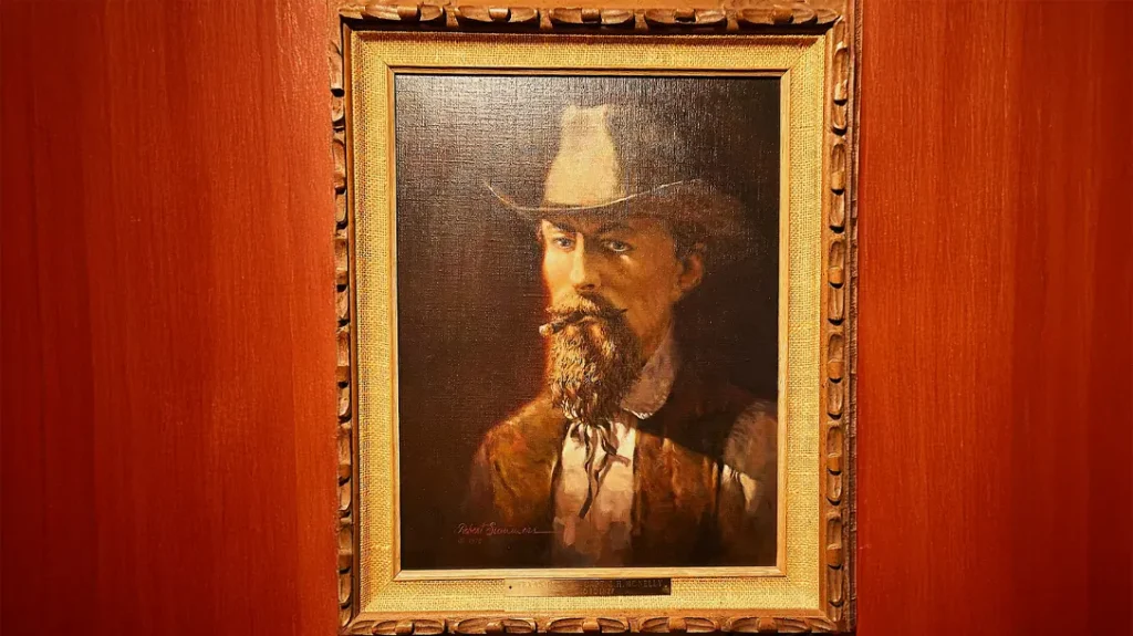 This portrait of Leander H. McNelly hangs in the Texas Ranger Hall of Fame and Museum in Waco, Texas; the author visited there is 2023.