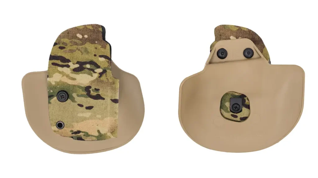 Gravity OWB Holster in multi cam.