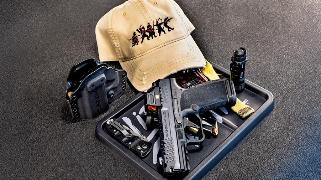 You can’t go wrong with the American-made Canik METE MC9 PRIME.