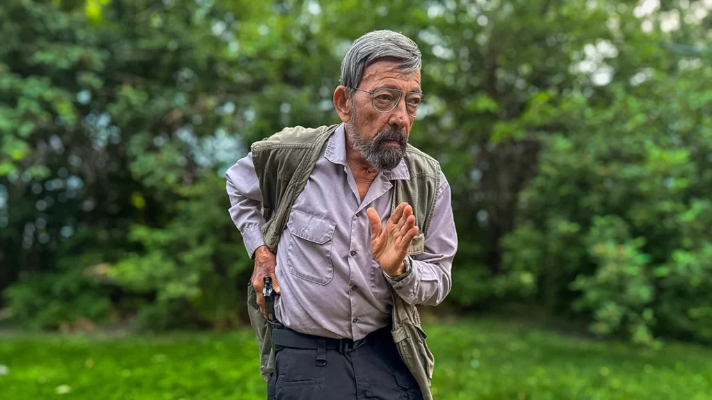 Disparity of force can be equally as deadly as the S&W 1911 .45 being drawn here.