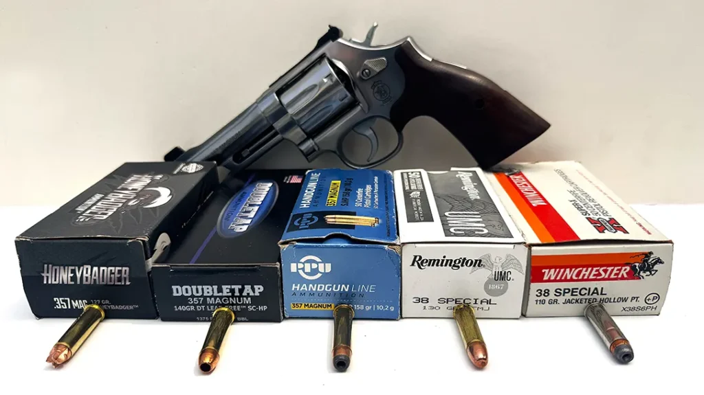 Ammunition .357/.38 used during the T&E.