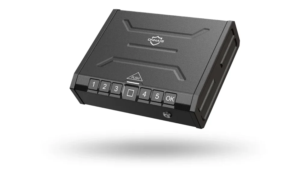 Night Stand Safes: Onnais Iron SE Biometric Pistol Safe.