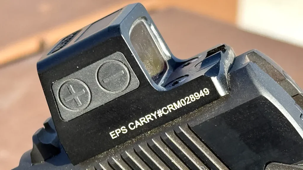 Holosun’s EPS carry provides almost infinite battery life.