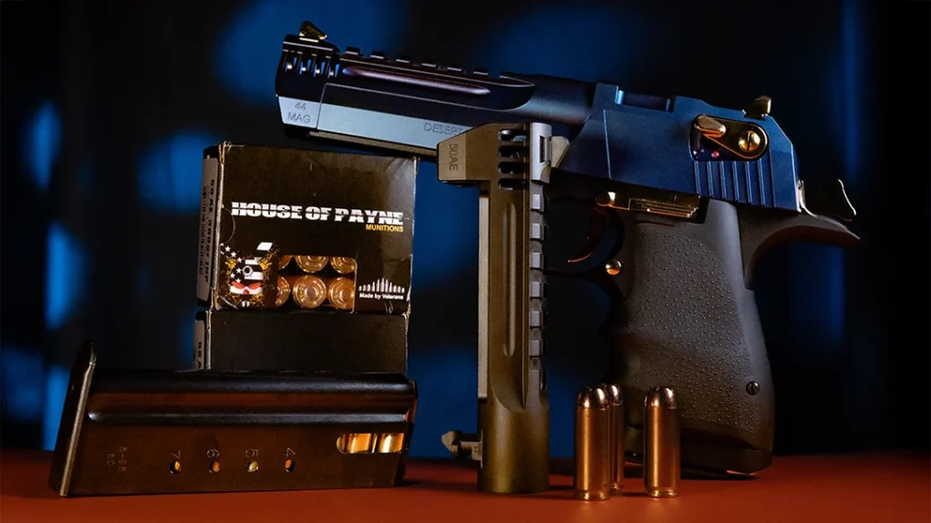 Think of the L5 as the tuxedo version of the Desert Eagle.