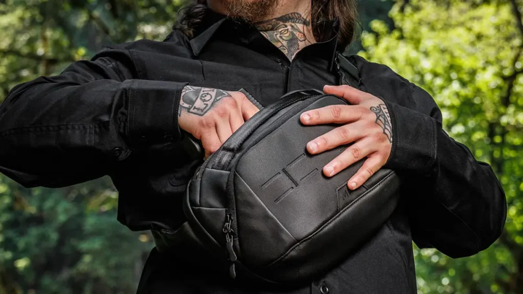 The 5L Achro Sling Bag is comfortable and light weight.