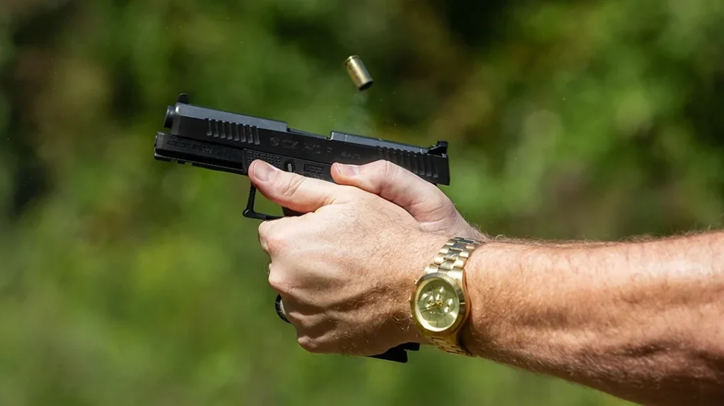 Pistols with more weight have more inertia, which allows them to absorb more recoil energy.