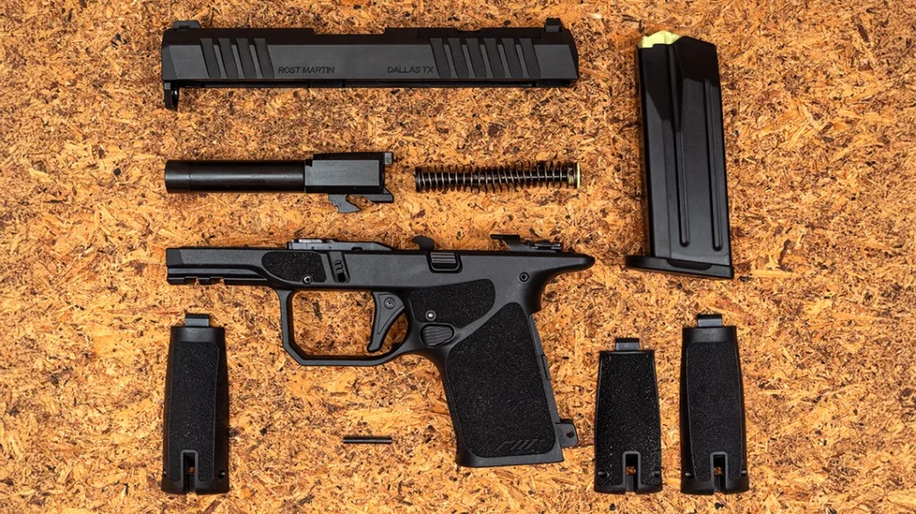 The pistol is decked out with features you’d want in a fighting pistol.