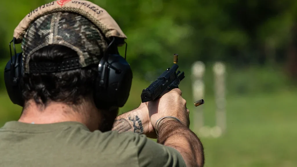 During testing, everyone commented on its reliability, its off-hand accuracy, and the ease of recoil control for a smaller, sub-compact pistol.