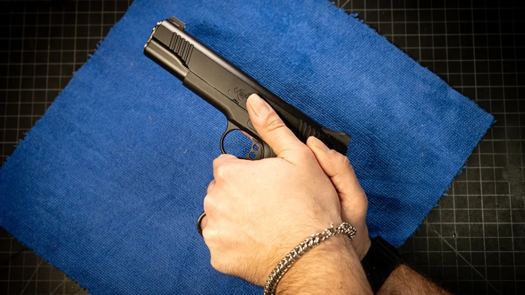 Another huge leap forward in taming anticipation is learning when to brace for recoil.