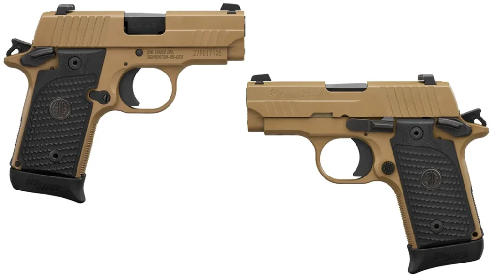 The SIG Sauer P238 Emperor Scorpion.