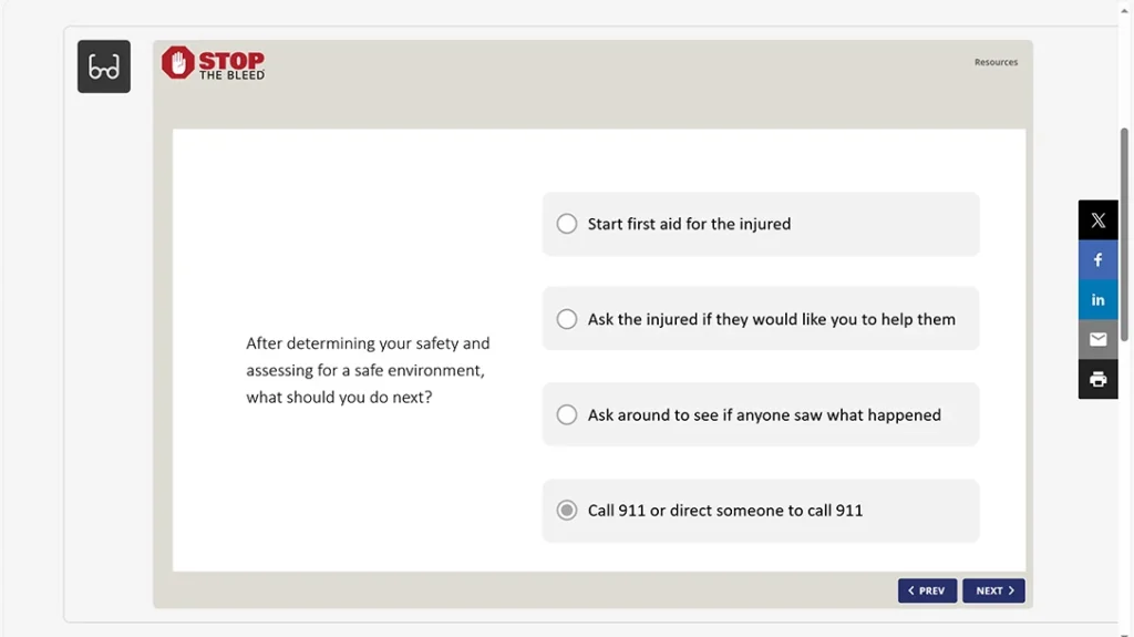 Safety first screenshot.
