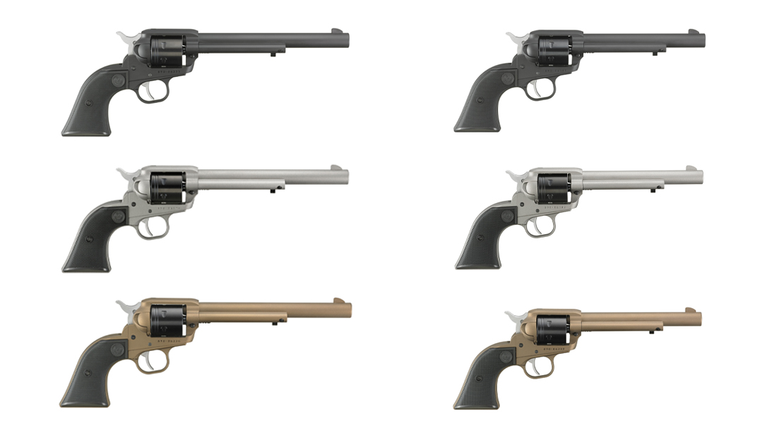 The Ruger Wrangler adds new models with 6.5- and 7.5-inch barrels.