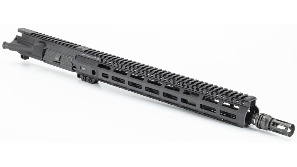 The Gemtech GVAC 5.56 NATO AR upper has a unique and effective low-pro GVAC gas block that helps contain gasses and control pressures.